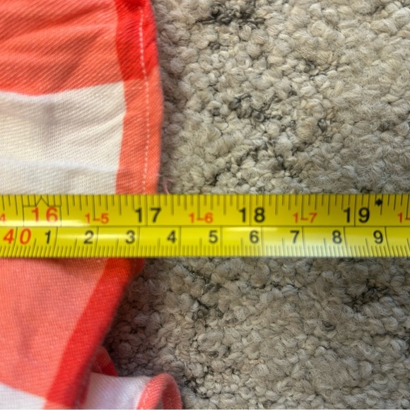 Lovers + Friends NWOT Sz. S (Revolve) gingham crop linen blend lined blouse - Picture 13 of 16